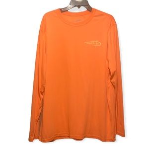 Mens reel life long sleeve rash guard